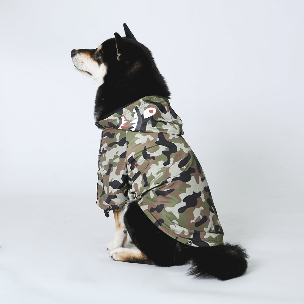 Yellow and Black Waterproof Dog Rain Jacket with Reflective Details - Image 13