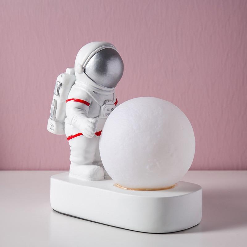 Astronaut Moon Night Light & Portable Desk Lamp