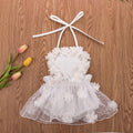 Newborn Girls Sequin Polka Dot Tulle Romper Dress