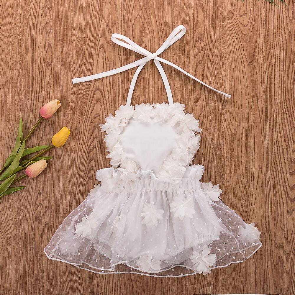 Newborn Girls Sequin Polka Dot Tulle Romper Dress