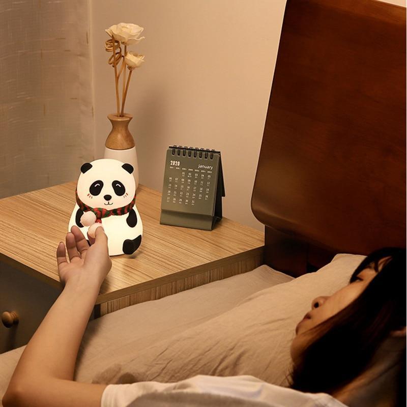Color-Changing Panda Night Light for Kids Nursery Decor