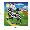 Wooden Animal Puzzle for Toddlers - Educational Early Learning Toy