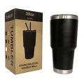 30oz Stainless Steel Insulated Travel Tumbler – Minimalist Design