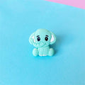 2pc Silicone Elephant Teether Toy, BPA-Free Baby Chew Charm