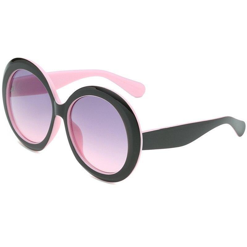 Luxury Oversized Round Oval Sunglasses with Polarized Lenses