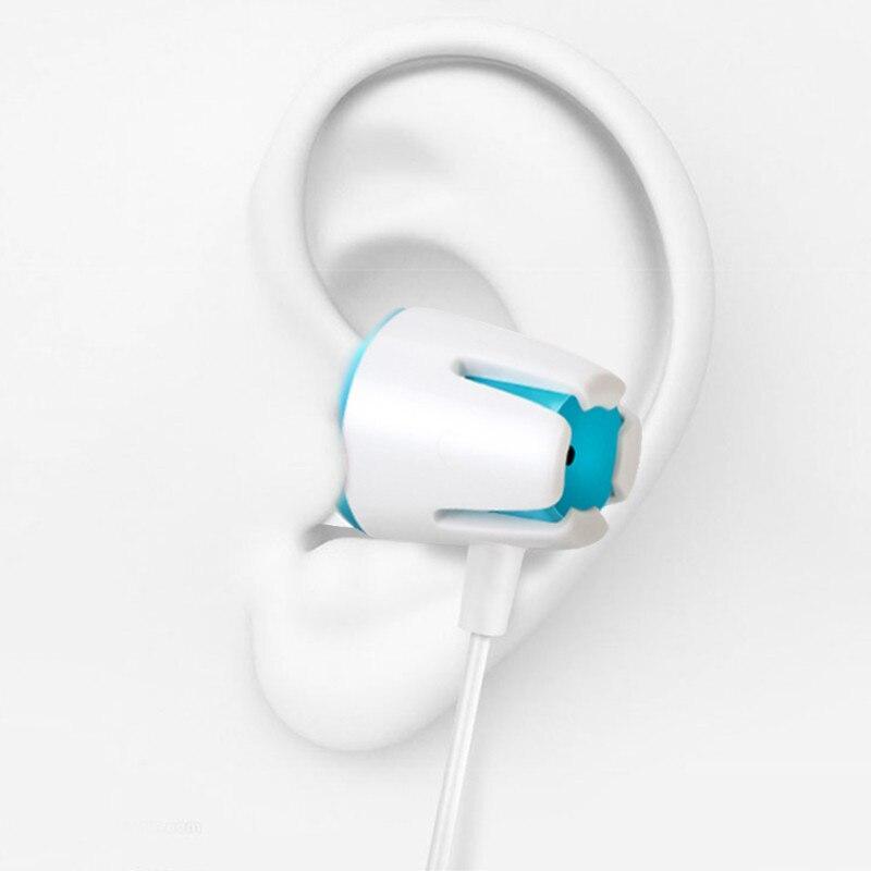Wired Headphones with Mic & Volume Control - White, Gold, Blue
