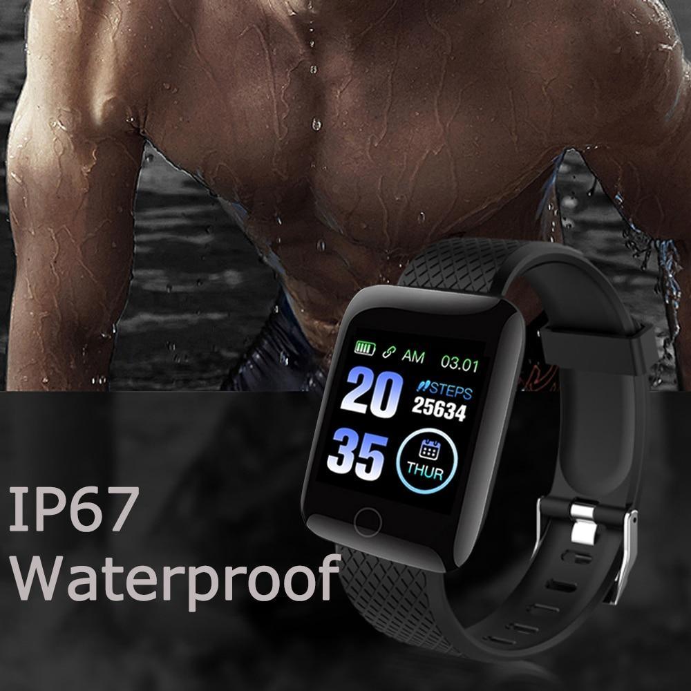 116 Plus Smart Fitness Tracker - Waterproof Sports Wristband