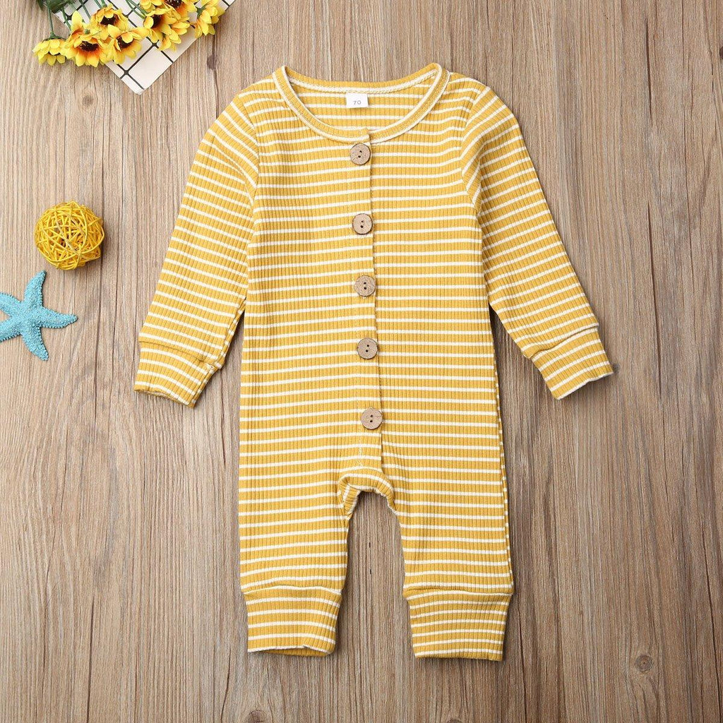 Baby Long Sleeve Ripped Romper Cute Playwear for Spring Autumn