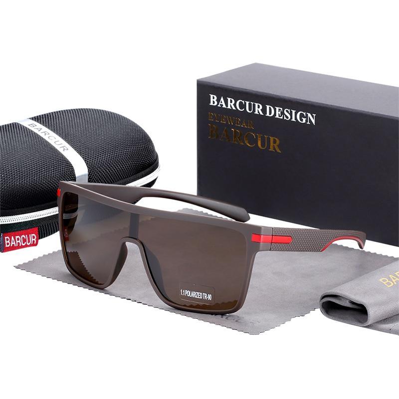 Oversized Polarized Square Sunglasses - Modern UV400 Driving