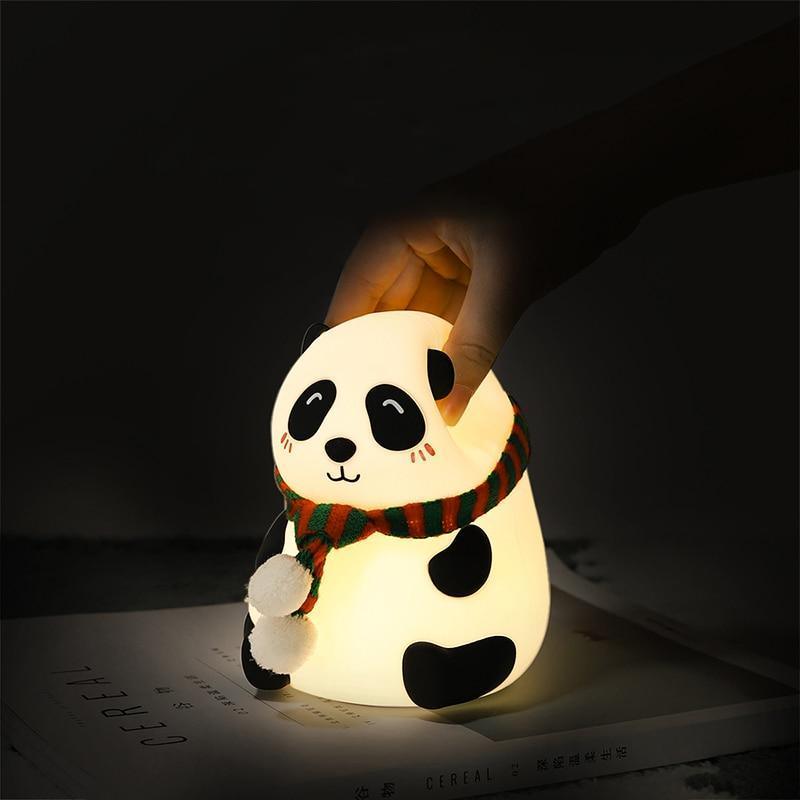Color-Changing Panda Night Light for Kids Nursery Decor