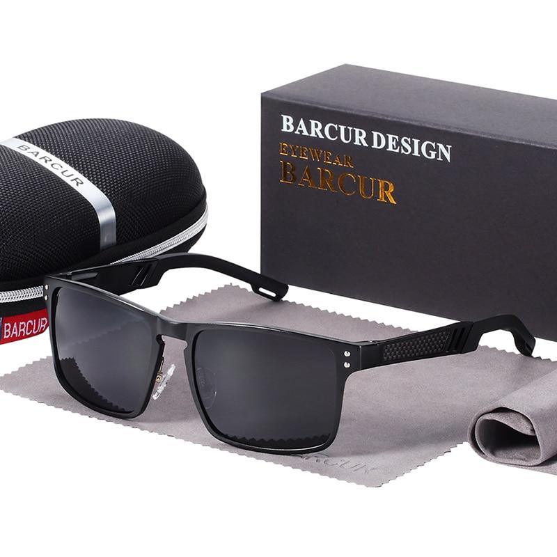 Luxury Black Goggle Sunglasses Business Modern Style UV400