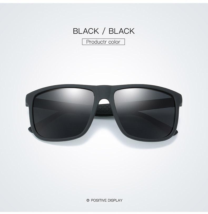 Classic Polarized Sport Sunglasses UV400 Protection Unisex Black