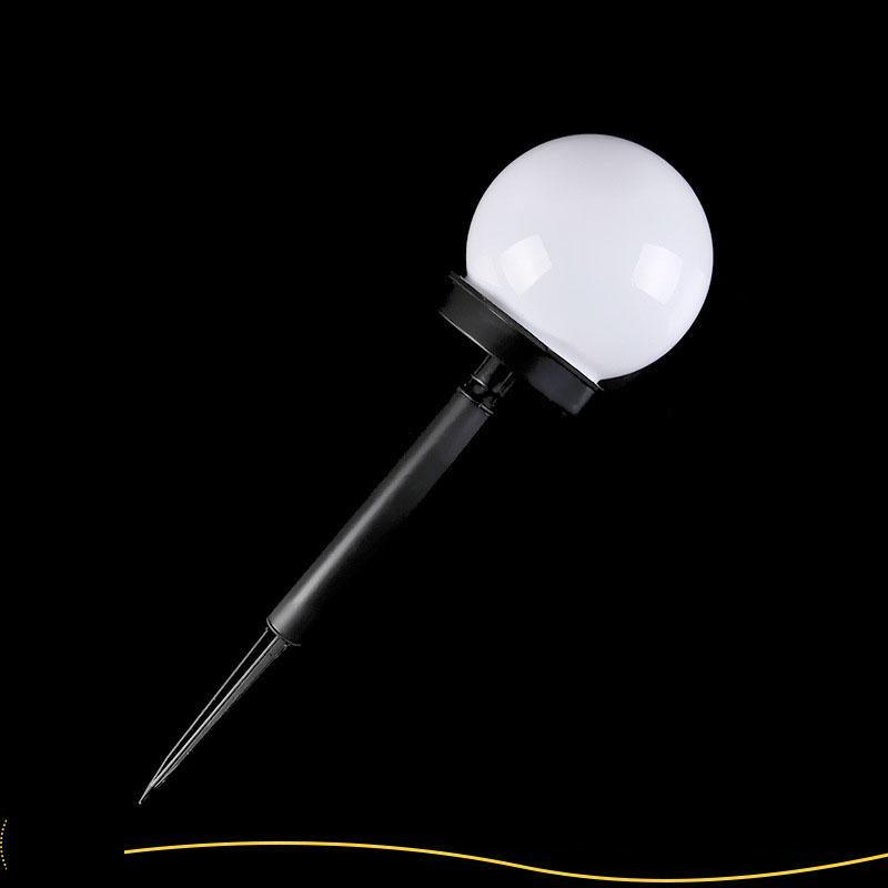 Modern LED Moon Ball Garden Pathway Lamp - Solar Powered Outdoor Light