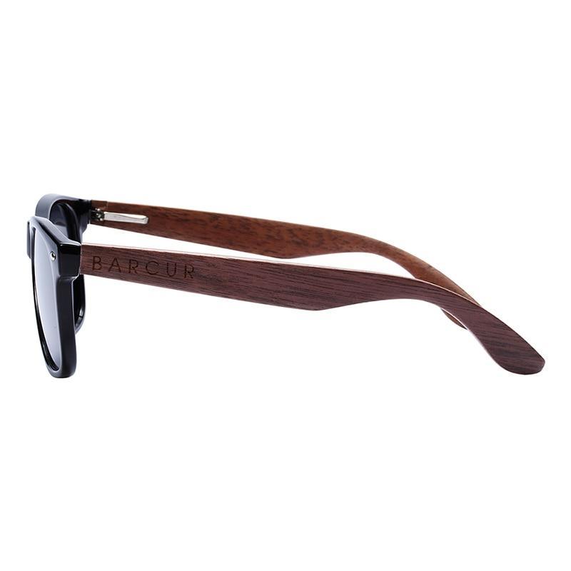 Handmade Bamboo and Walnut Wood Polarized Sunglasses UV400