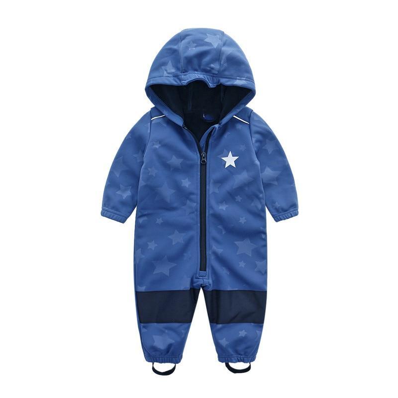 Kids Waterproof Soft Shell Ski Suit with Fleece Lining