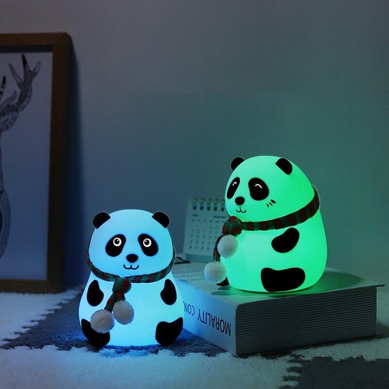 Color-Changing Panda Night Light for Kids Nursery Decor