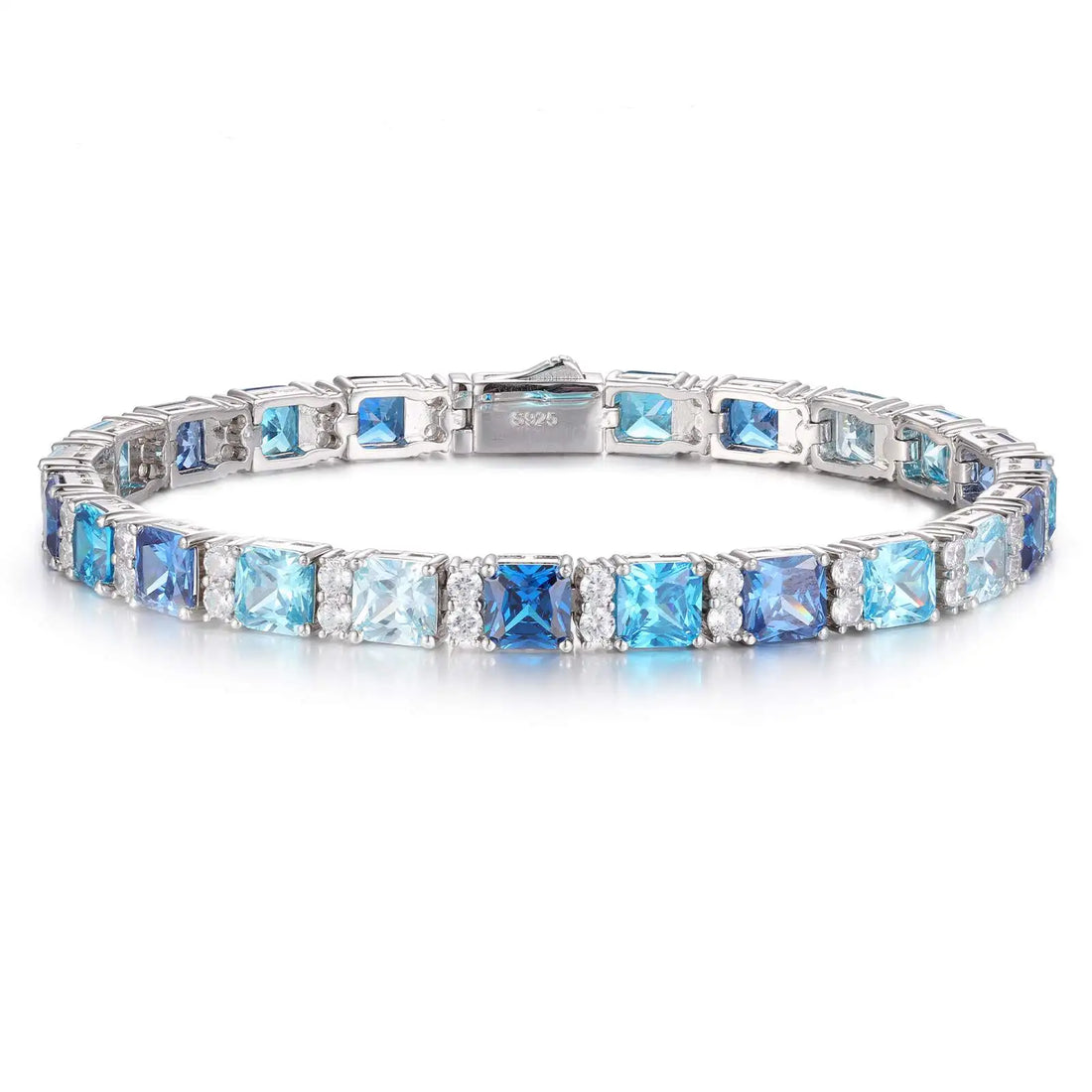 Azure Brilliance Guerilla Choice Bracelet / Sterling Silver 925