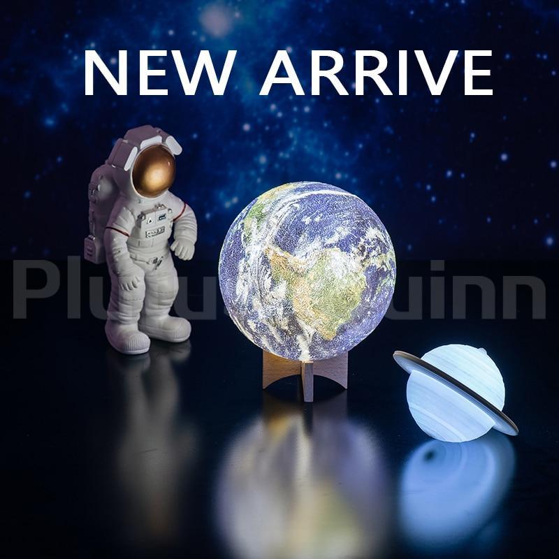 Novelty Space Shuttle 3D Optical Illusion Night Light for Bedroom