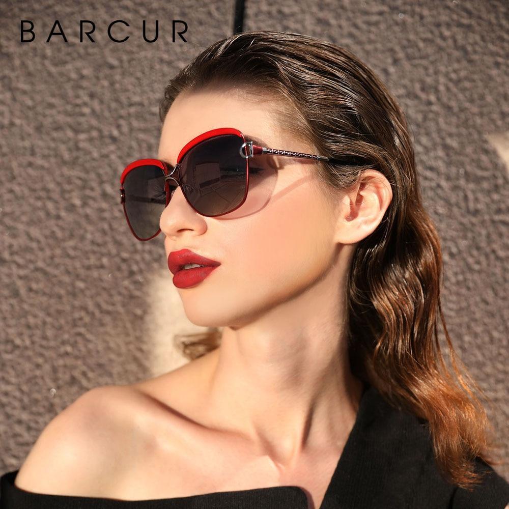 Oversized Gradient Round Cat Eye Sunglasses Modern Vintage