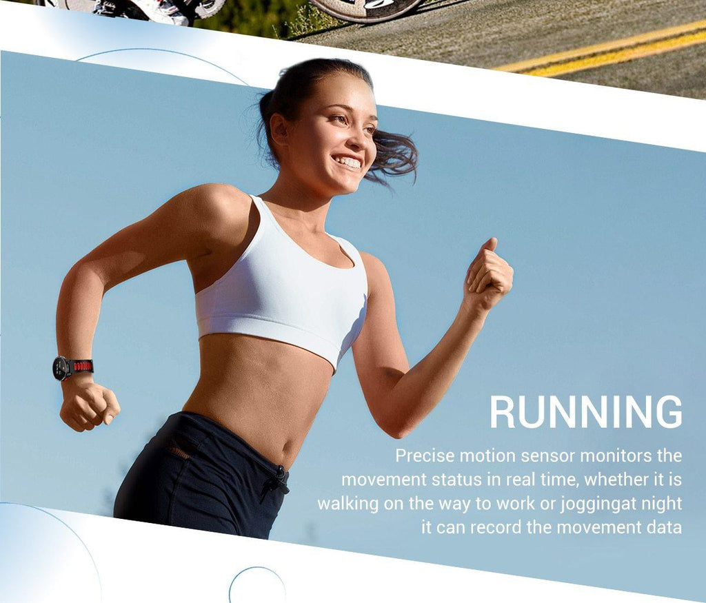 IP68 Waterproof Smartwatch Fitness Tracker for Android & iOS