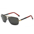 Modern Business Polarized Sunglasses with UV400 Metal Frame
