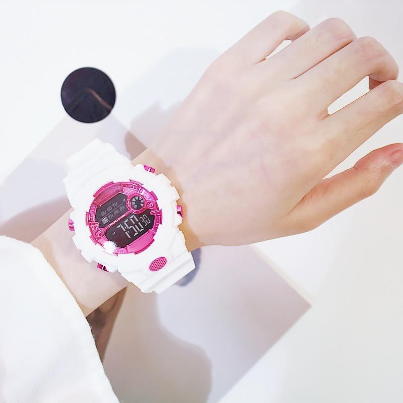 Unisex LED Digital Sports Watch Waterproof Large Dial Streetwear