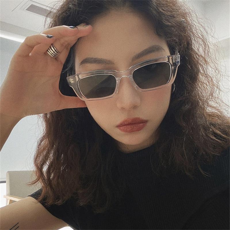 Vintage Rectangle Sunglasses – Retro Square Frame Eyewear