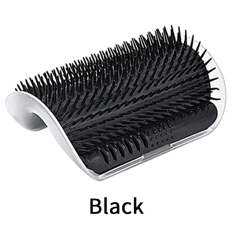 Wall Mounted Self Grooming Cat Massager and Hair Removal Brush