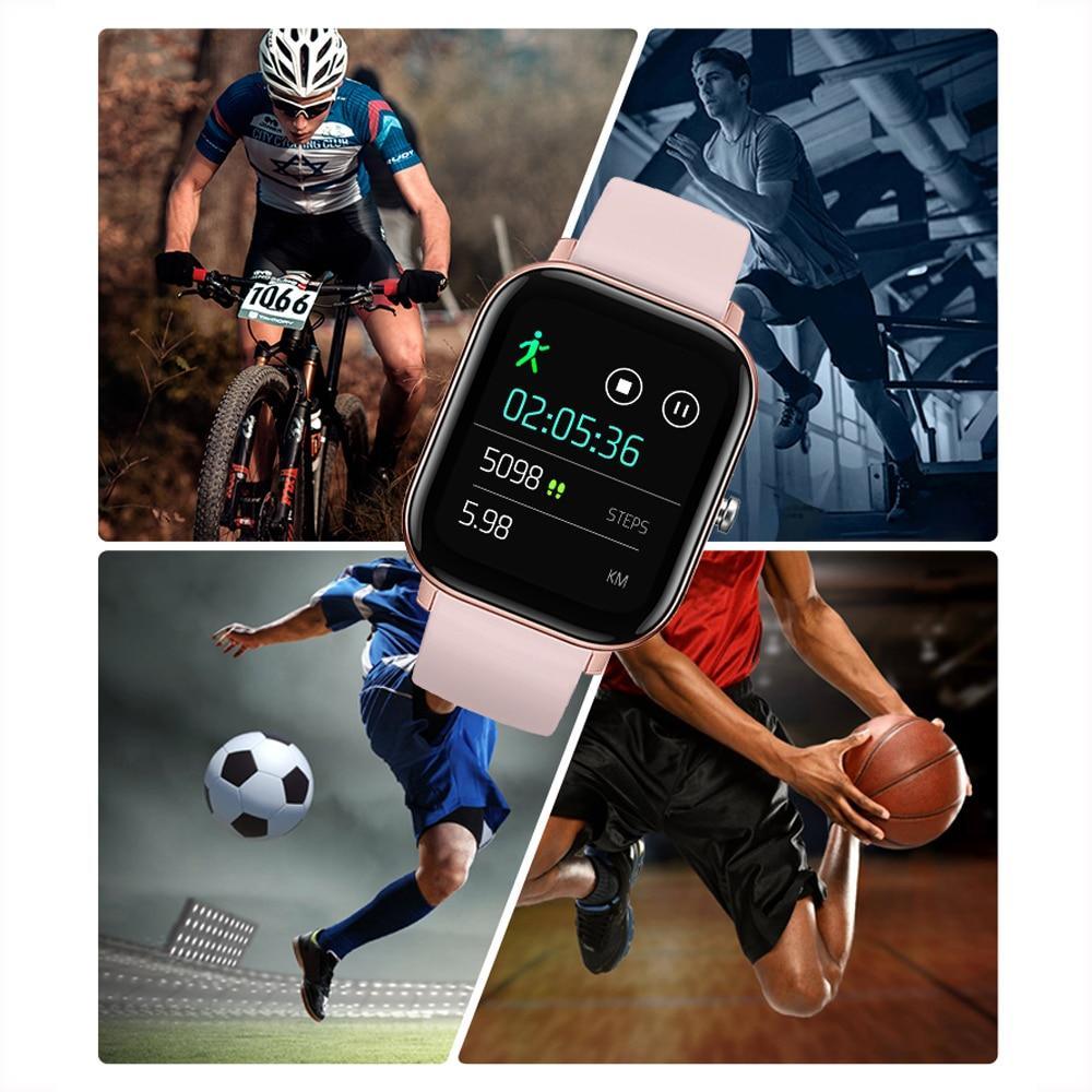 Unisex Modern Smartwatch with Fitness Tracker & Extra Straps