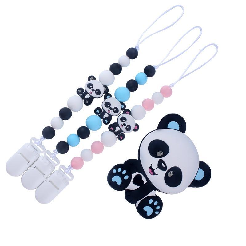 Silicone Koala and Panda Teether Toy for Soothing Baby Gums