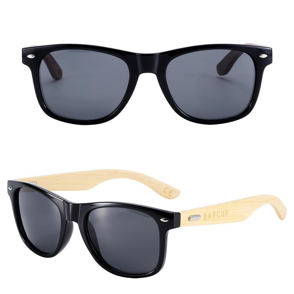Unisex Polarized Bamboo Sunglasses with UV400 Protection