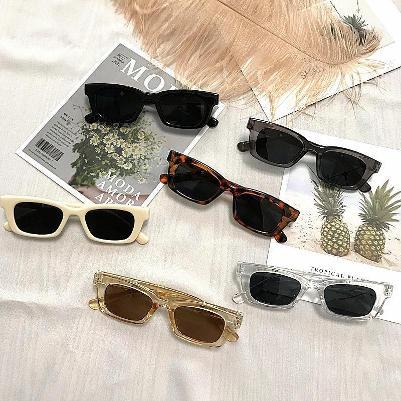 Vintage Rectangle Sunglasses – Retro Square Frame Eyewear