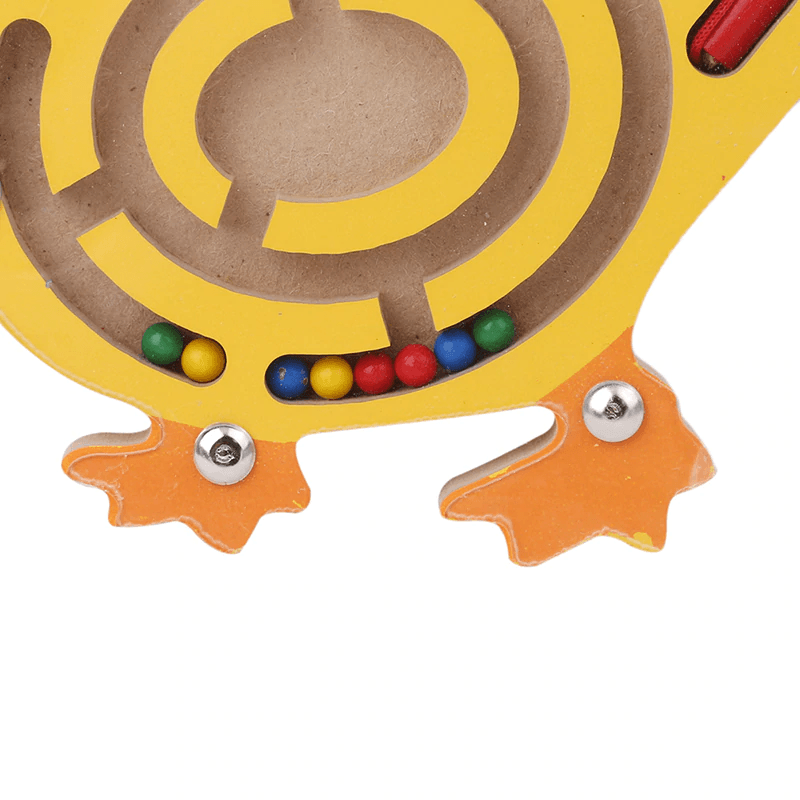 Wooden Magnetic Maze Puzzle Board for Kids Early Learning