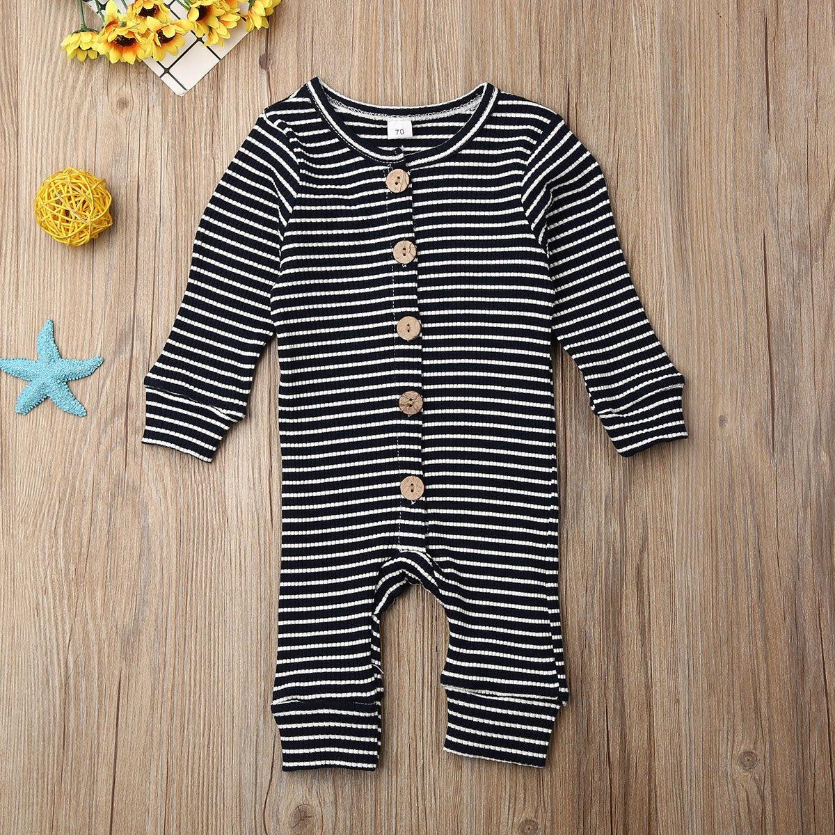 Baby Long Sleeve Ripped Romper Cute Playwear for Spring Autumn