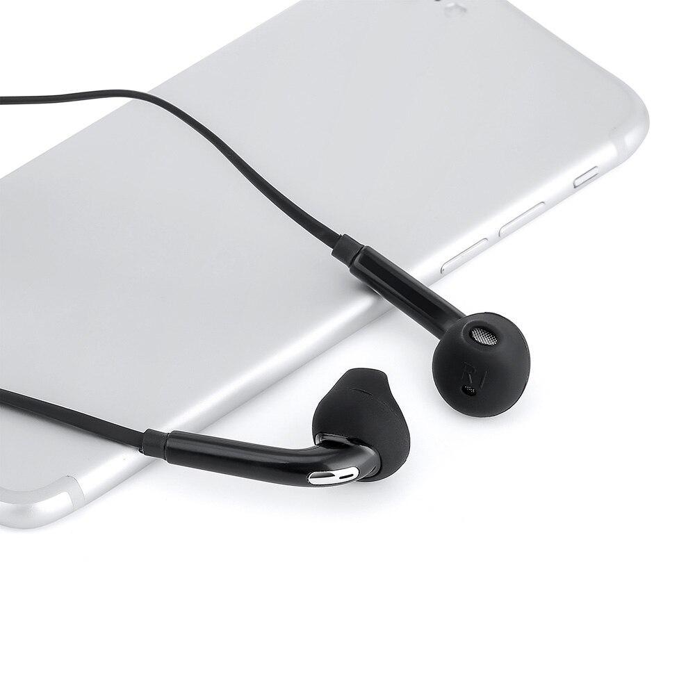 Sport Stereo Wired Earphones 3.5mm Jack - Black