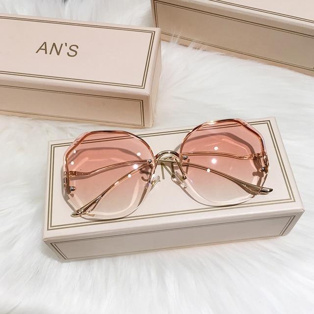 Kids Modern Hexagon Metal Sunglasses with UV400 Protection