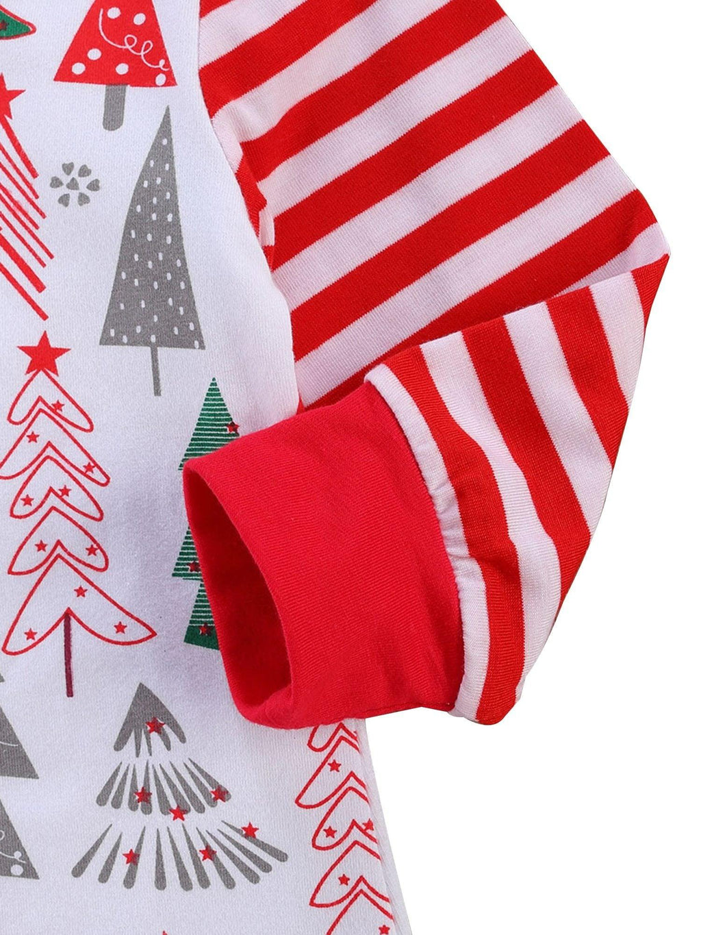 Festive Newborn Christmas Romper & Headband Set - Red & Green