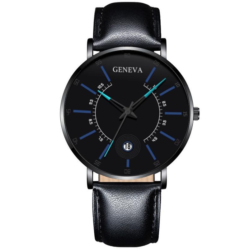 Ultra-Thin Stainless Steel Mesh Men's Quartz Business Wrist Watch