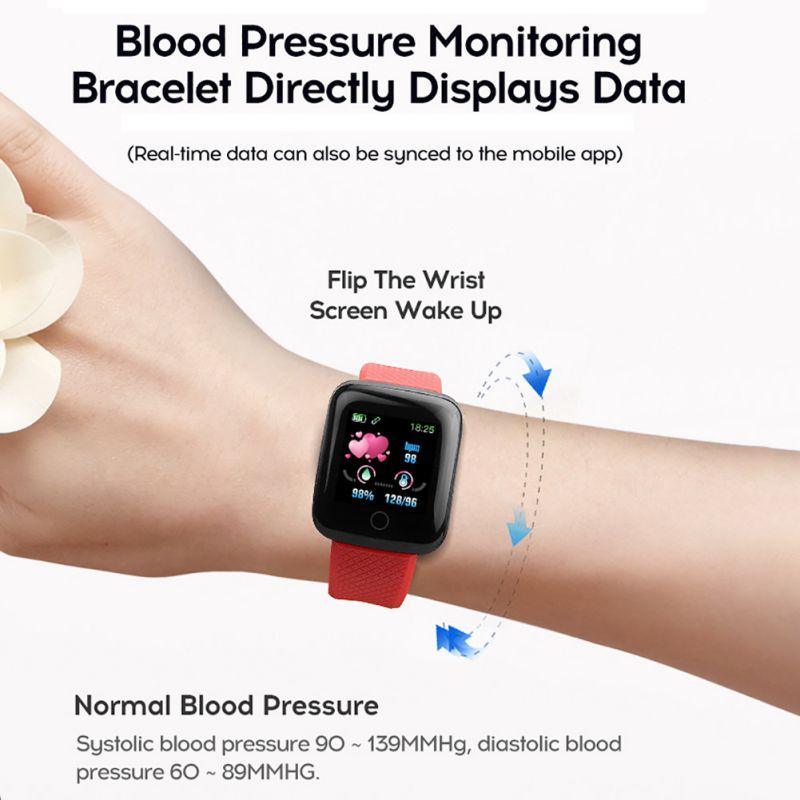 Smart Watch with Heart Rate & Blood Pressure Monitor - Sporty Fit