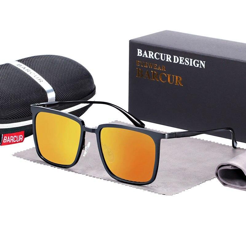 Minimalist Polarized Square Sunglasses with UV400 Protection