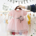Elegant Princess Tutu Dress for Baby Girls in Pink, White, Grey
