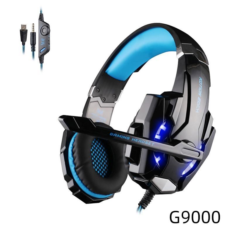 Over-Ear Wired Gaming Headset with Stereo Sound & Mic