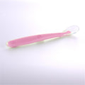 Soft Silicone Candy Color Baby Spoon for Self-Feeding Training