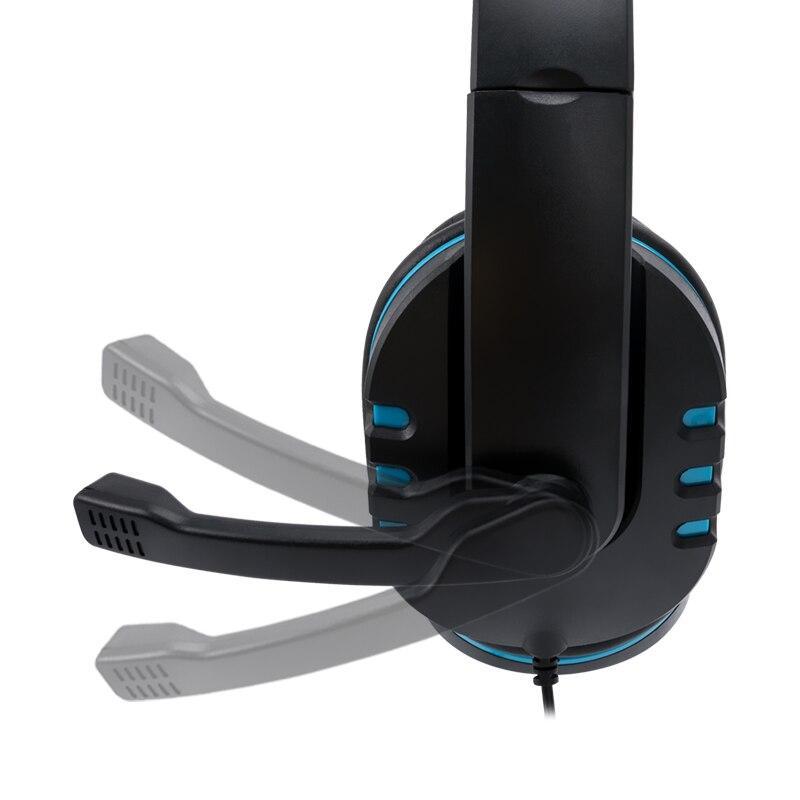 Professional 3.5mm Wired Gaming Headset with Deep Bass Mic