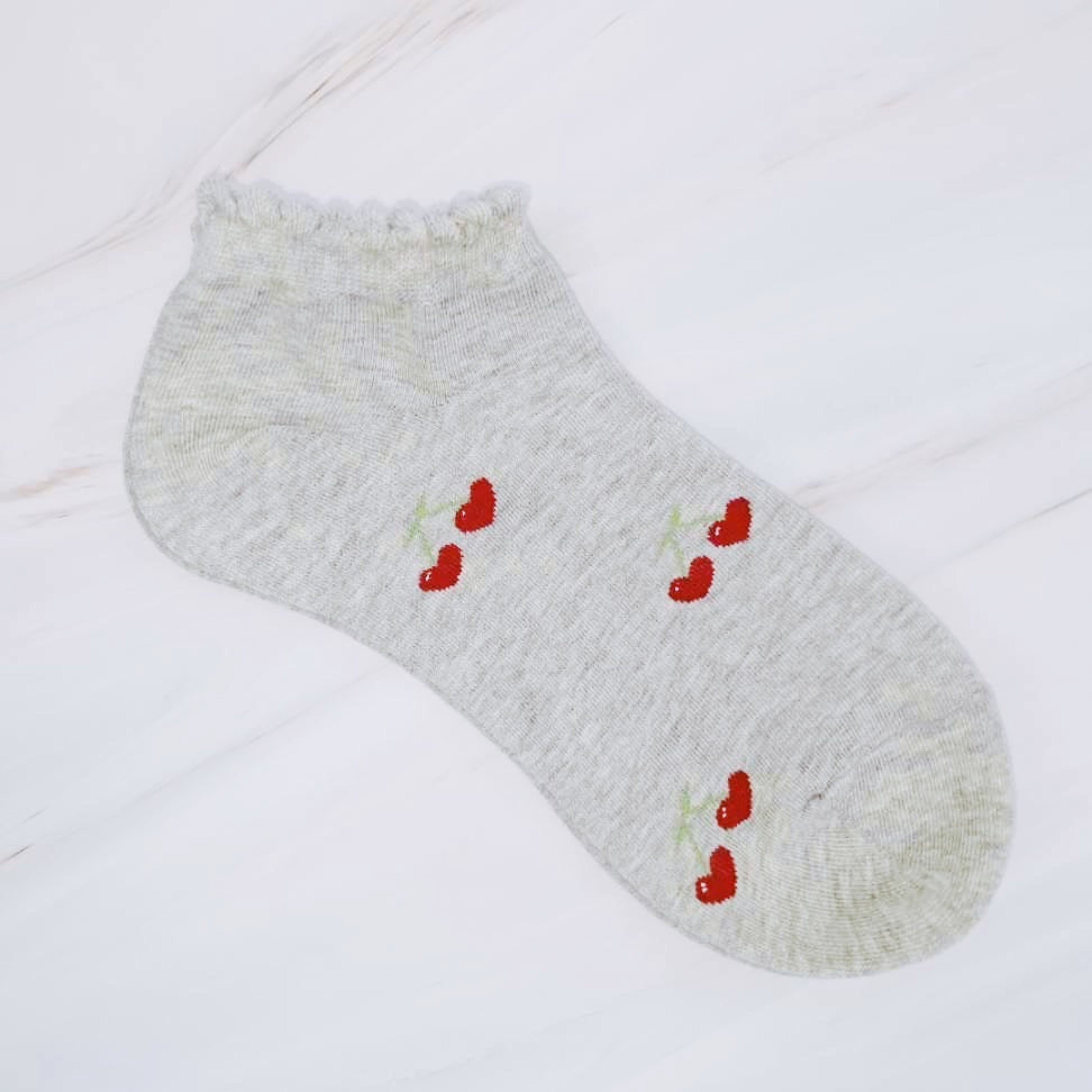 Heart My Cherries Socks Set Of 3