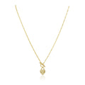 Heart Locked Toggle Necklace