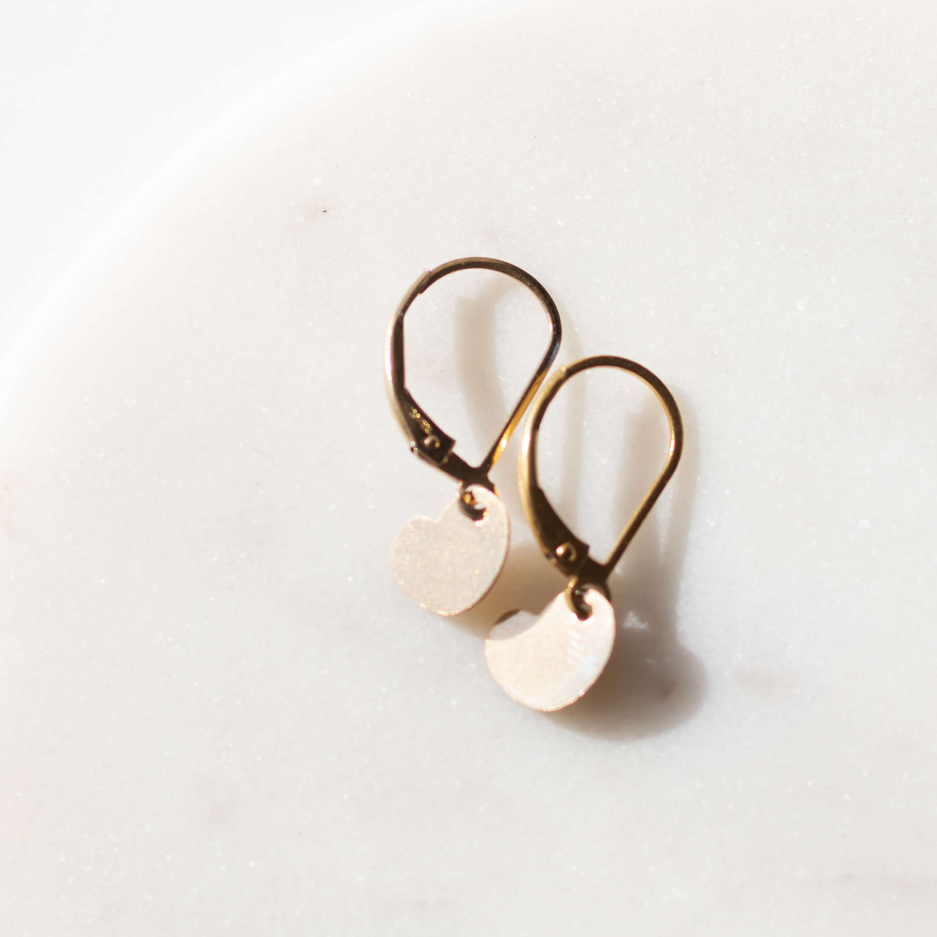Heart Drop Earrings