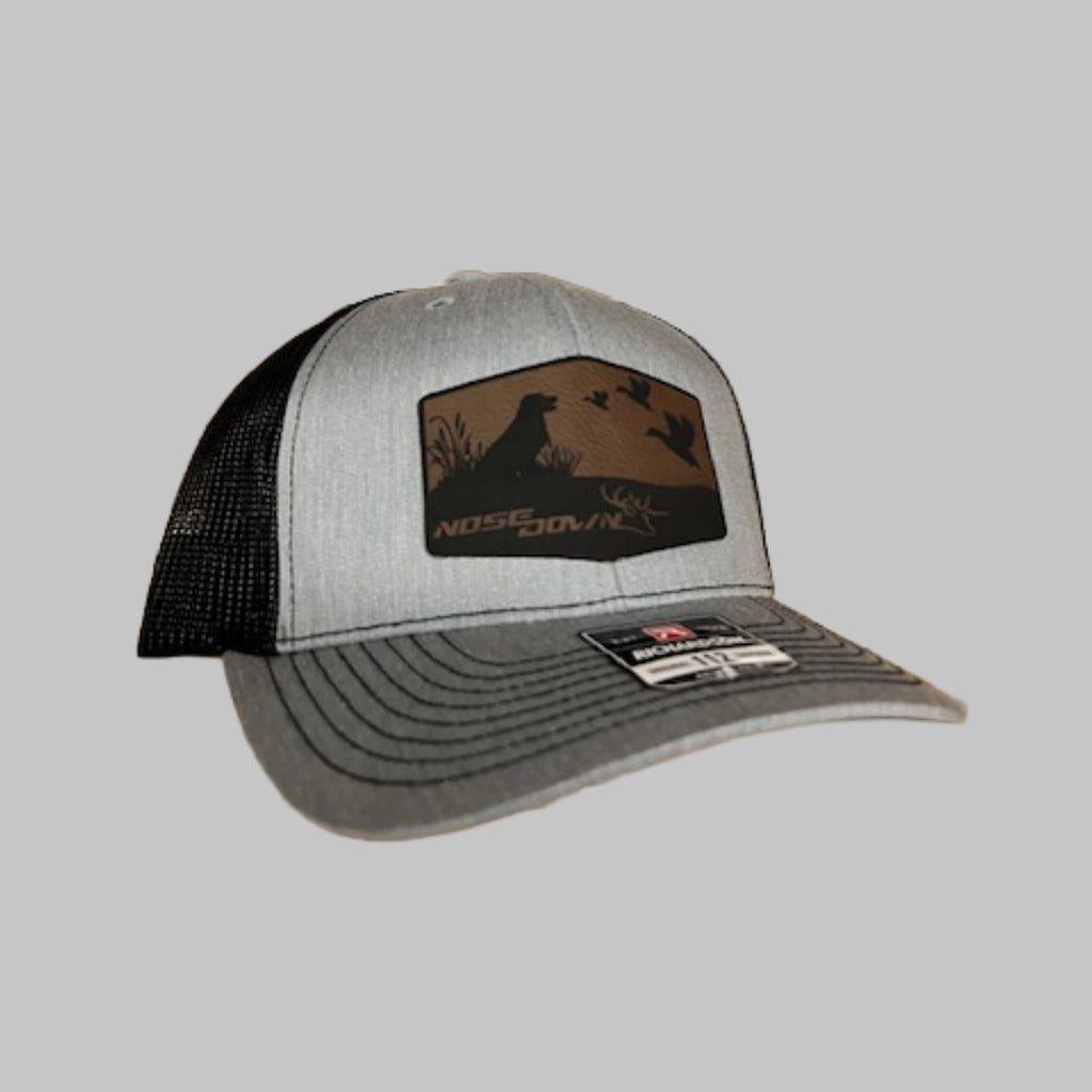 Big Duck Dog Trucker Hat - Outdoor Hunting Mesh Back Cap