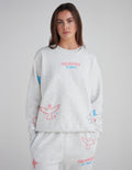 Unisex crewneck sweatshirt featuring HEAVEN IS REAL text in a casual streetwear style
