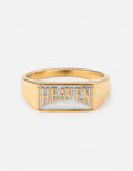 Heaven Rectangular Signet Ring